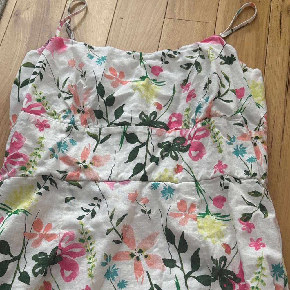 White Floral  Dress